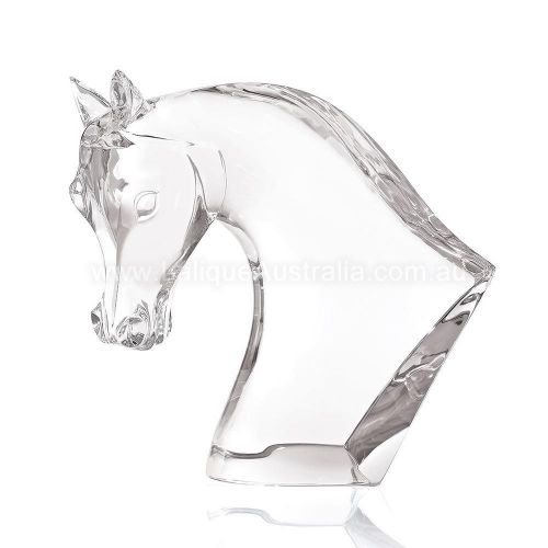 Picture of HORSE'S HEAD SCULPTURE (CLEAR)