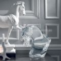 Picture of HORSE'S HEAD SCULPTURE (CLEAR)