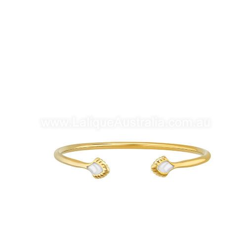 Picture of PAON FLEXIBLE BANGLE (WHITE, PEARLY CLEAR) (LARGE SIZE)