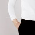 Picture of PAON FLEXIBLE BANGLE (WHITE, PEARLY CLEAR) (LARGE SIZE)