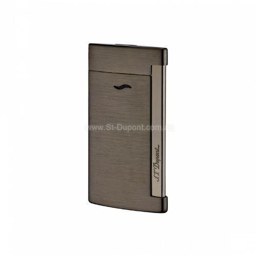 Picture of SLIM7 BRUSHED GUN METAL LIGHTER