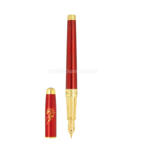 Picture of line d eternity Fountain Pen Large horse red