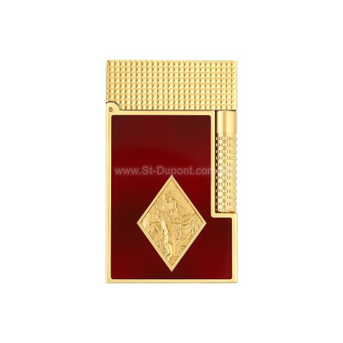 Picture of le grand dupont Lacquered lighter romeo y julieta burgundy