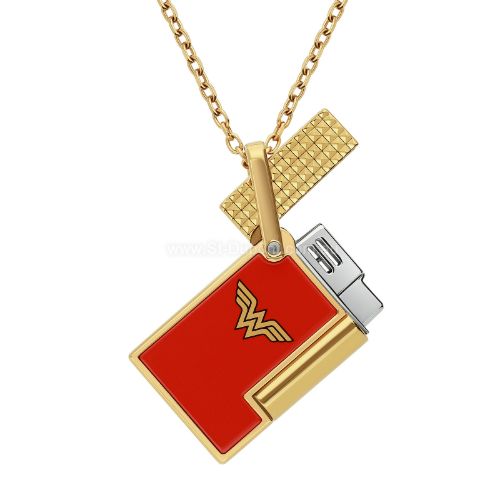 Picture of ligter necklace Lacquered lighter Wonder Woman multicolor