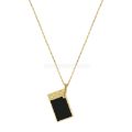 Picture of lighter necklace Lacquered lighter  golden (GLOSSY BLACK)