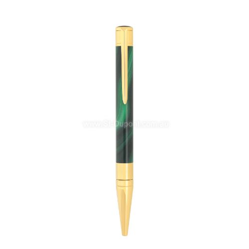 Picture of Initial Ballpoint pen Géode green