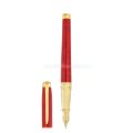Picture of line d eternity Fountain pen large Savoir-Faire Popote red