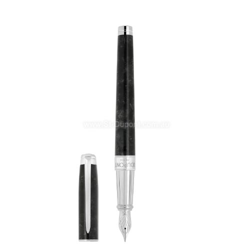 Picture of line d eternity Fountain pen medium Savoir-Faire Popote black