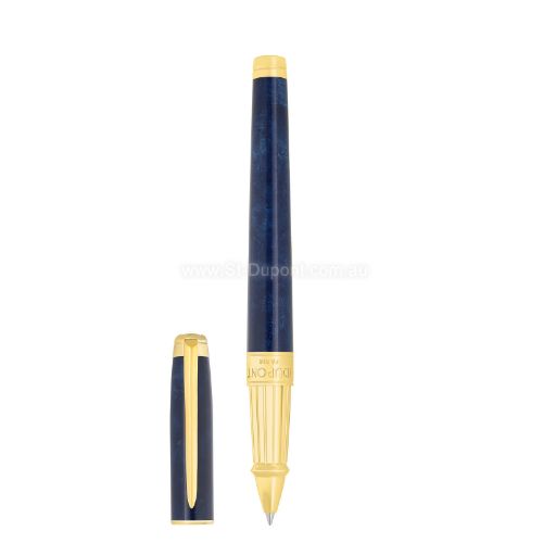 Picture of line d eternity Rollerball pen large Savoir-Faire Popote blue